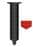 55cc Black Syringe Barrel Red Piston Stopper Kit 955-BWR Adhesive Dispensing Techcon